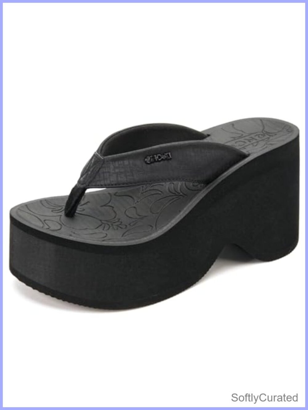 ONCAI Women's Platform Chunky Sandals Arch Support Wedge Flip Flops